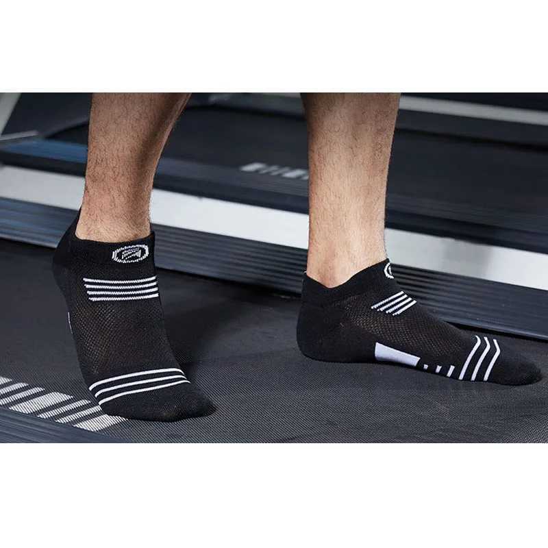 Spring Autumn Mens Sport Socks Breathable Cotton Cycling Basketball Football Soccer Running Trekking Travel Socks EU3944 C251017