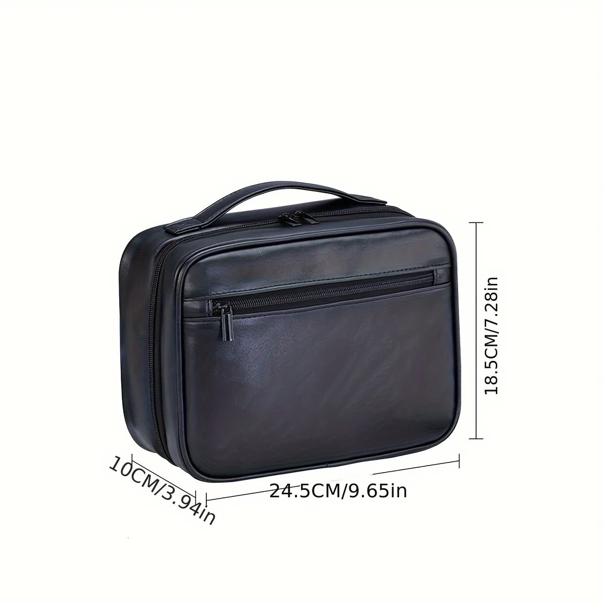 Men Vintage PU Toiletry Bag Travel Necessary Business Cosmetic Makeup Cases Male Hanging Storage Organizer Wash Bags251011