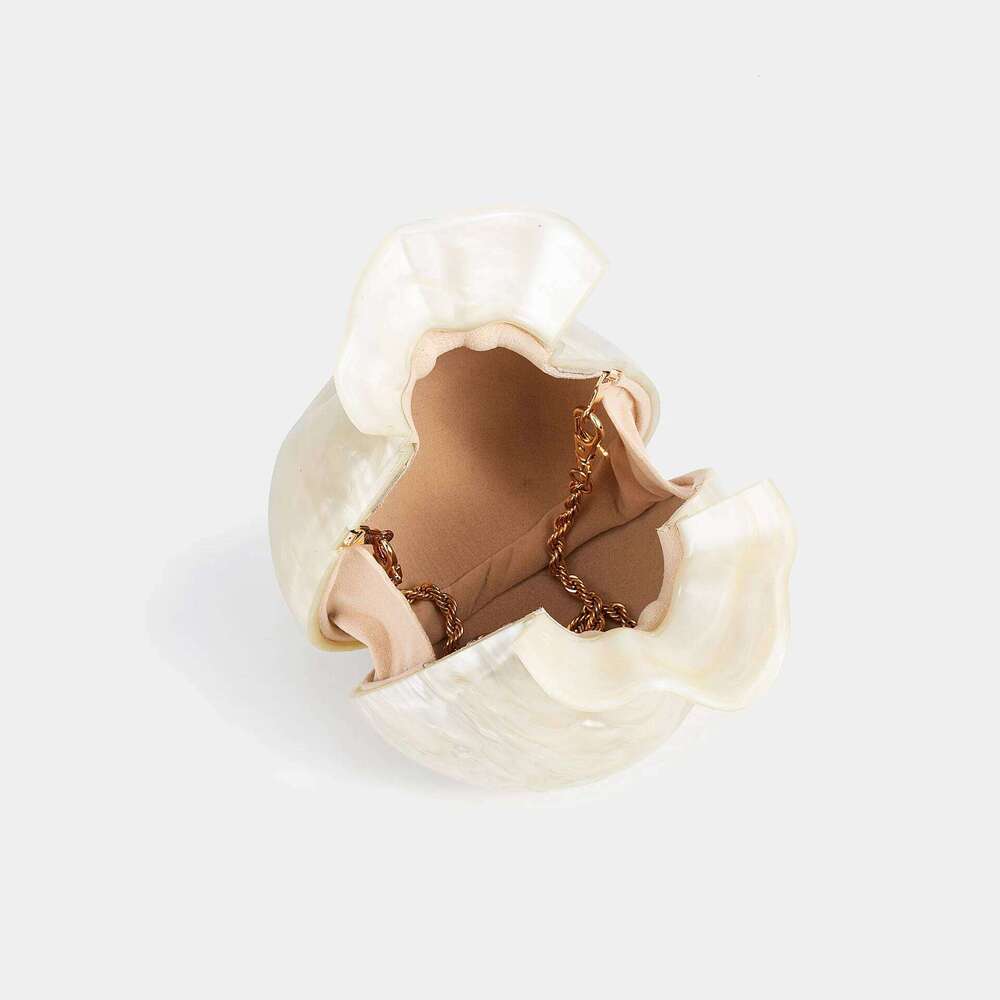 Women Acrylic Shoulder Bag Cute Evening Clutch Bag With Beaded Strap For Wedding Party Purse And Handbag Designer