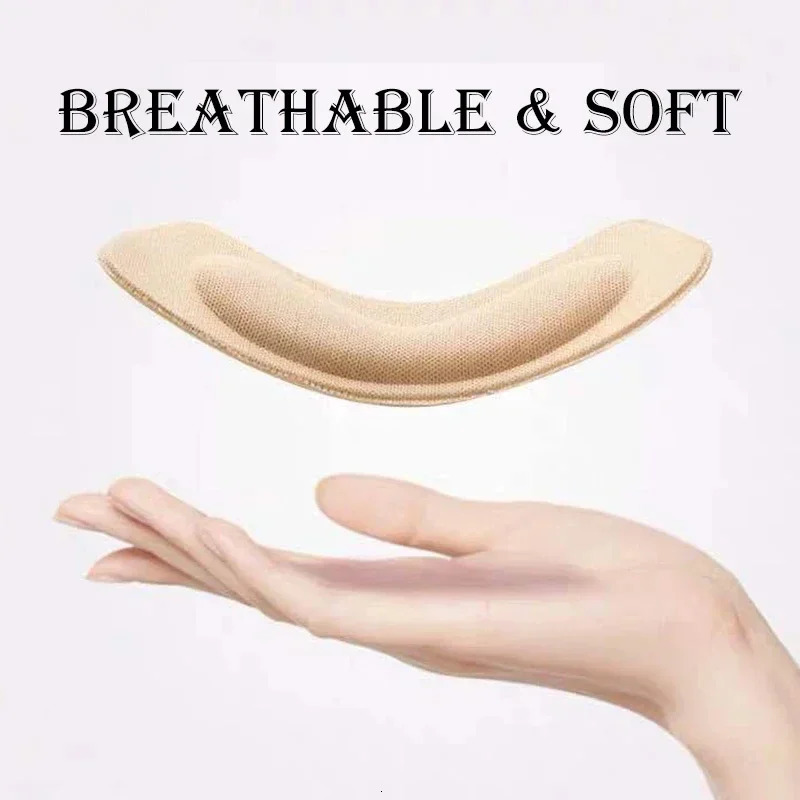 50 pcs Heel Insoles Patch Pain Relief Antiwear Cushion Pads Feet Care Heel Protector Adhesive Back Sticker Shoes Insert Insole 251011