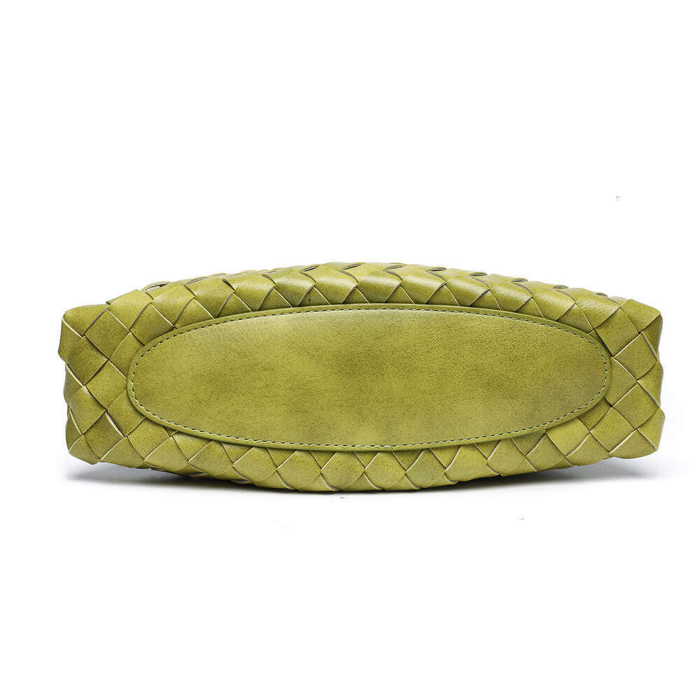 Pure Handwoven Fashion Trend Single Shoulder Underarm Mother-Daughter Tote Bag Commuting Versatile Handbag