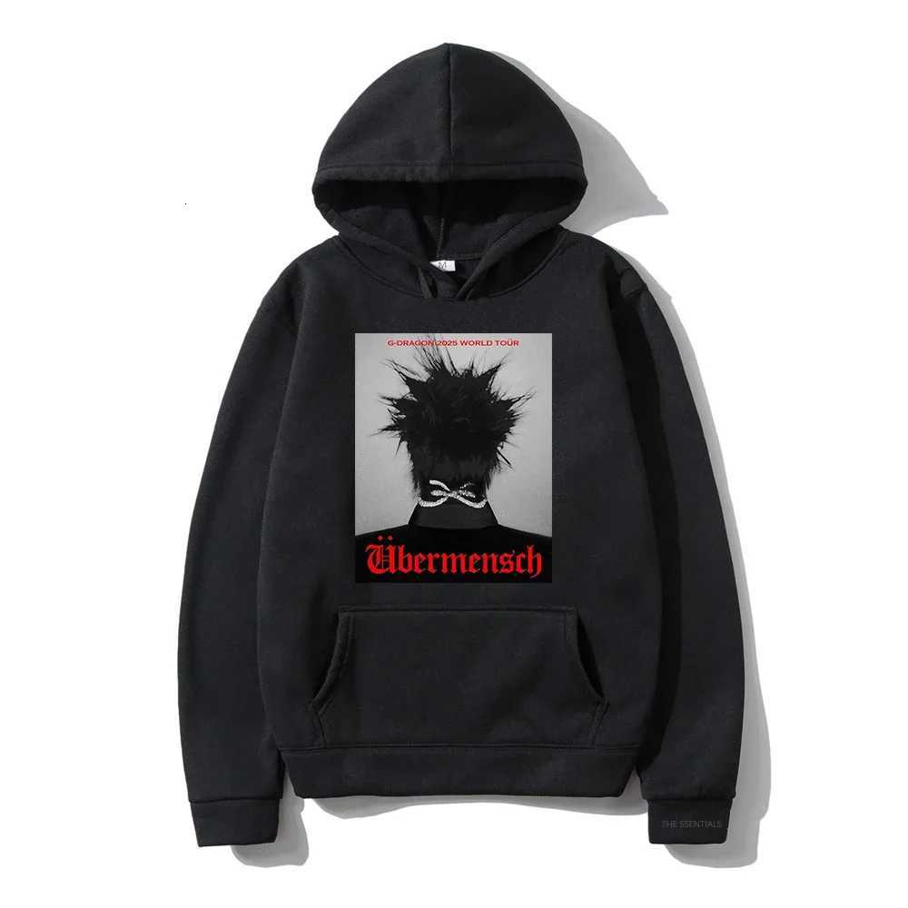 GDragons bermensch Hoodie 2025 New Album Menwomen Hoodies Harajuku Aesthetic Winter Clothes Pullover Sweatshirt Vintage Z251017