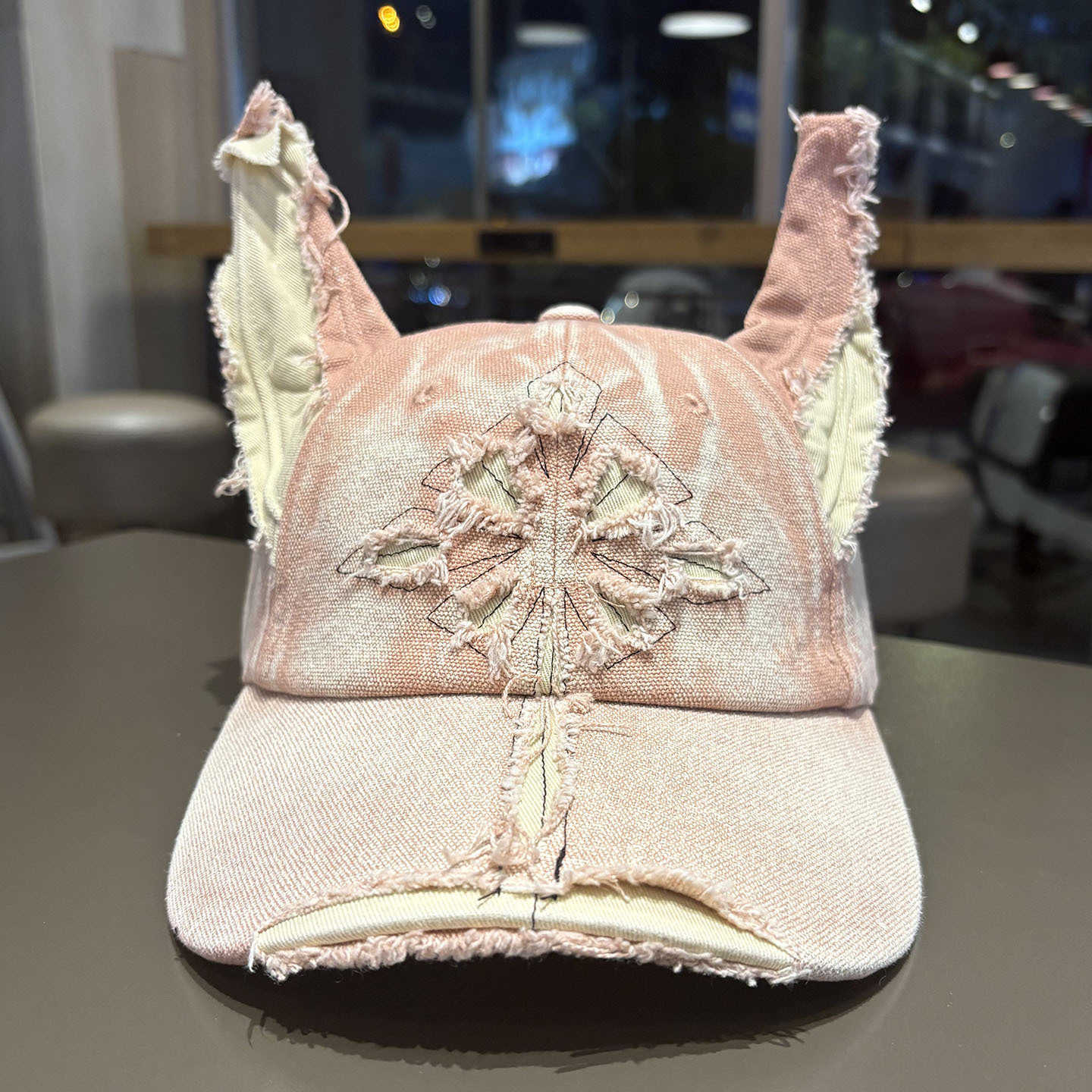 American Style HighEnd Doberman Hat Denim Vintage Baseball Cap Niche Personality Duckbill Cap Unisex W251017