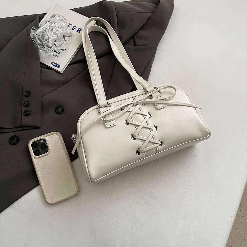 High End Large Capacity For Women New Autumn And Winter Versatile Single Shoulder Armpit Bag, Hand-Held Boston Bag