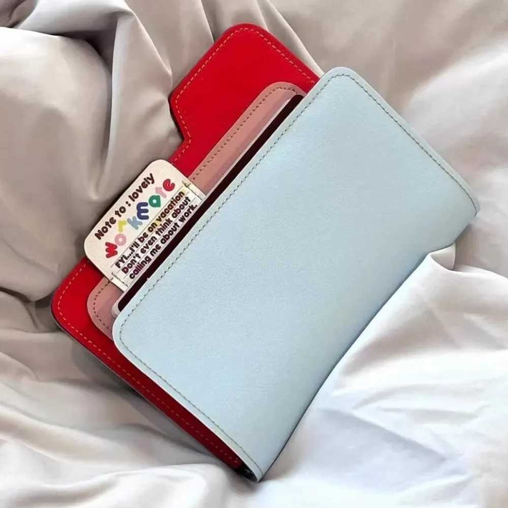 Fashion PU Leather Card Holder Wallet Women Men Ultrathin Multicard Holders Card Bag Lightweight Candy Color Passport HolderW251017