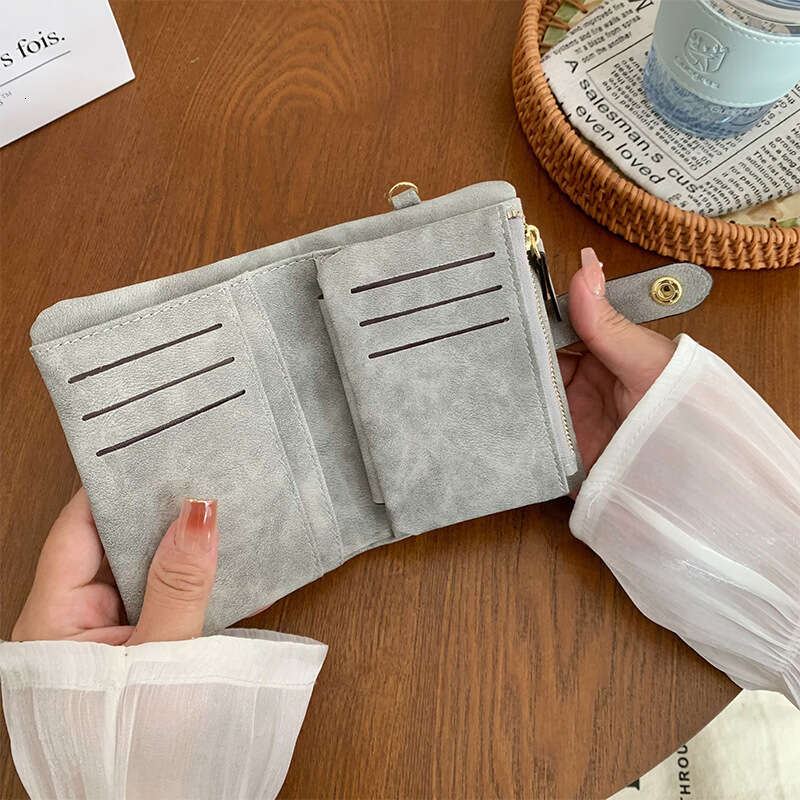 New Women's High-end Short Student Female Ins Style Wallet Handheld