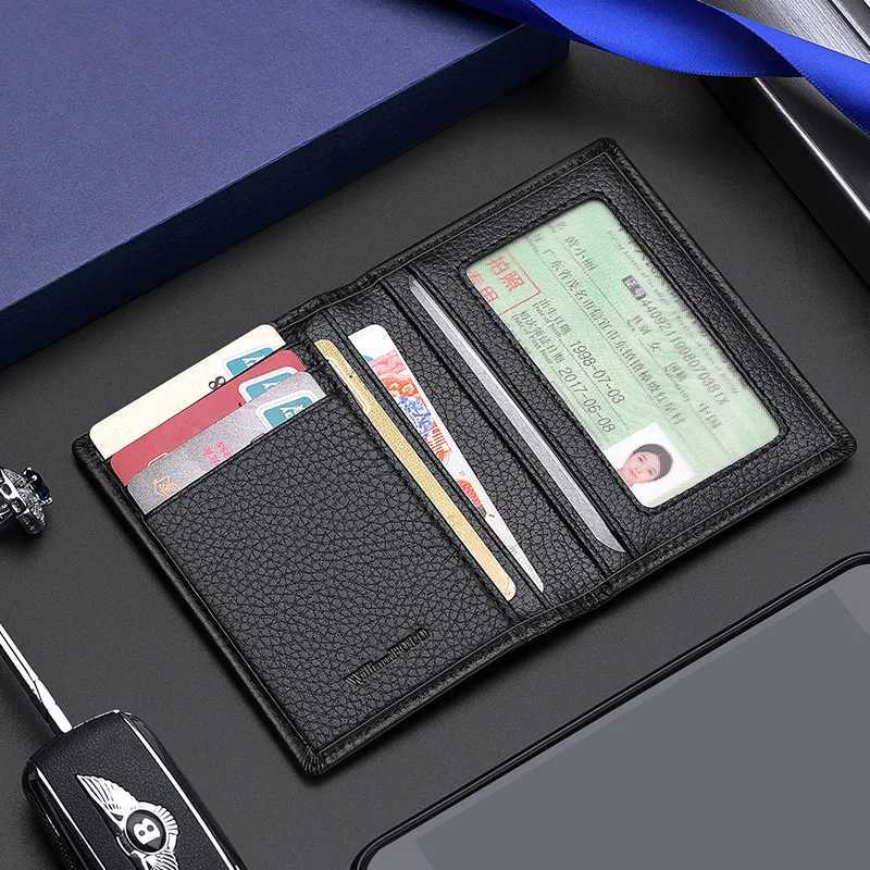 Luxury brand Mini Ultrathin Small Wallet Mens Short Leather Small Card Holder Youth Wallet Real Leather Coin Purse WILIAMPOLOW251017