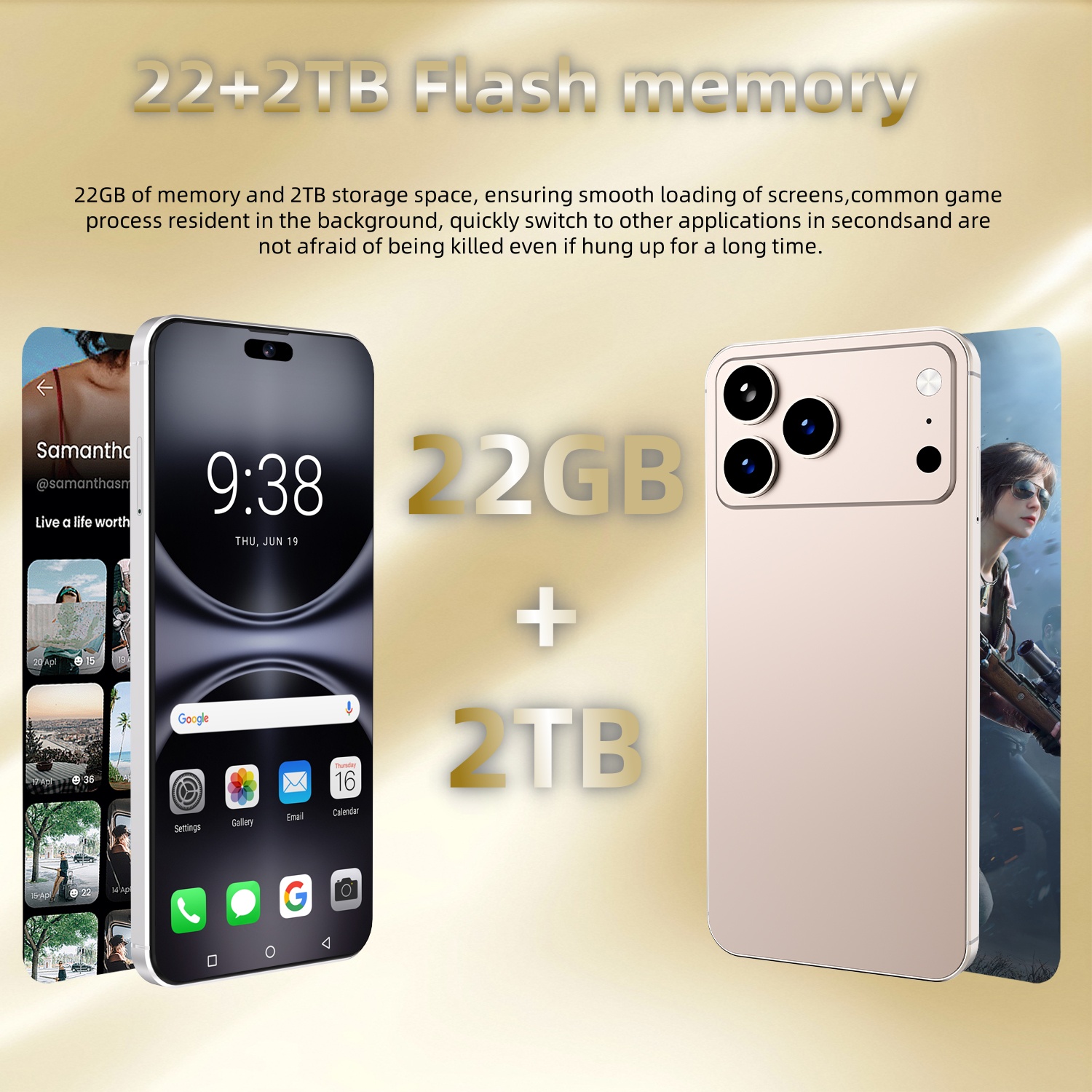 i17ProMax Snapdragon 8 Gen3 10-core 7.3-inch capsule screen (Smart Island) resolution 1440*3200 network 5G 16GB+1TB pixels 50MP+108MP battery 8000mAh 