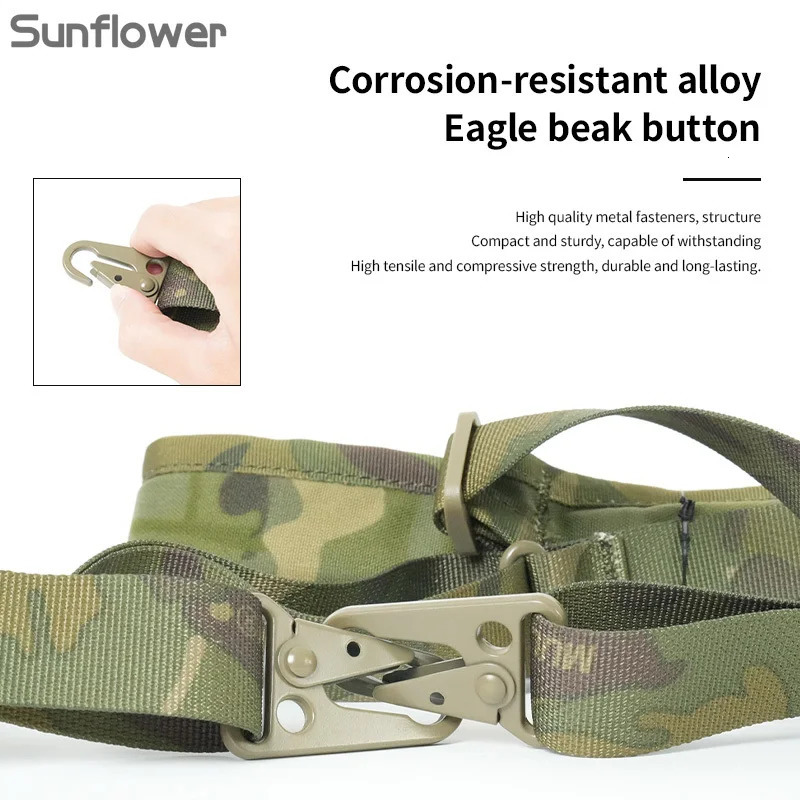 US Warehouse Tactical Nylon Rifle Sling Quick Adjustment 2 Point Padded Combat Modular Hunting Shooting Equipment Accessories 251011