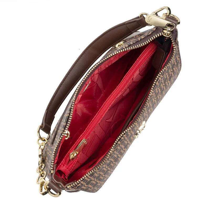 Brand Crossbody Design Sense Fashion Hundred Brown Handbag Multi Simple Women's Bag Elegant Shopping Casual