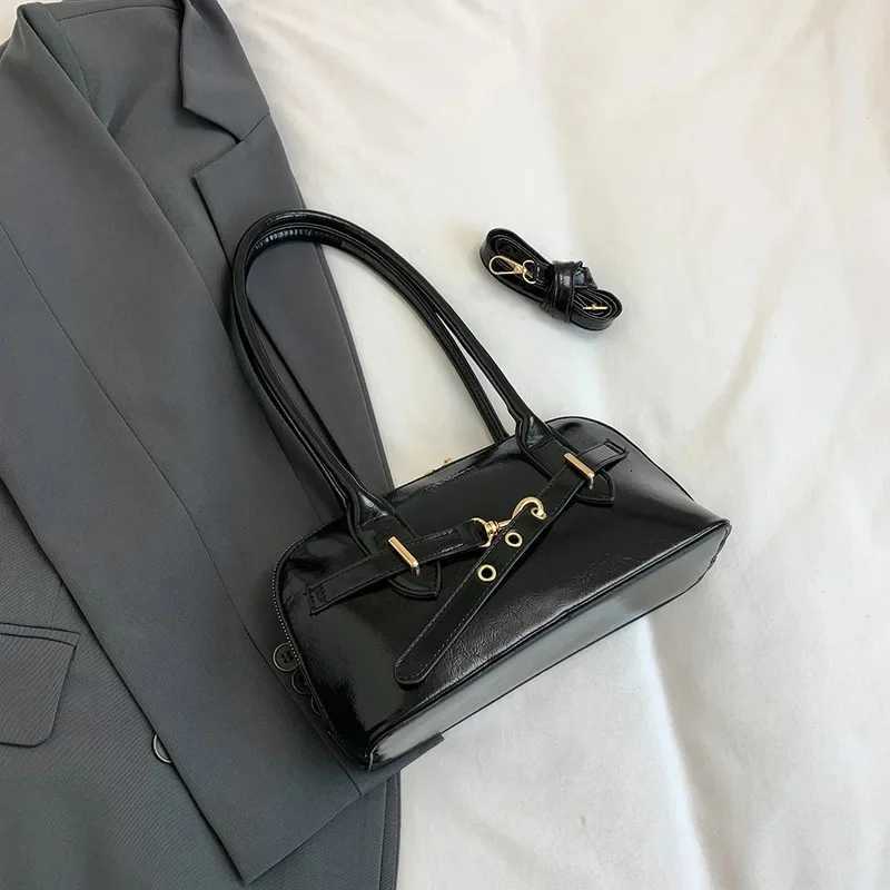 Handheld Cmuter Bag Wens New Fi Underarm Bag Large Capacity Trendy Single Shoder Bag for Autumn1 D251017