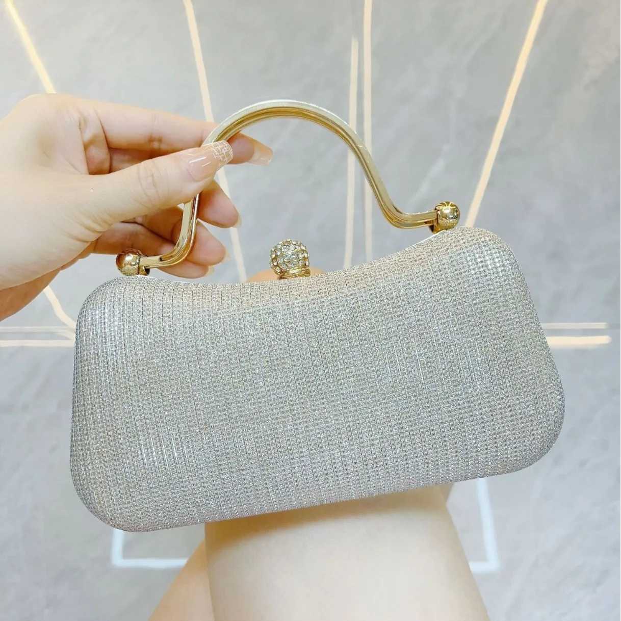 This Small Square Womens Bag Is A Shiny Clutch Perfect For Matching With Dresses At Dinner Weddings Banquets And Parties Z251017