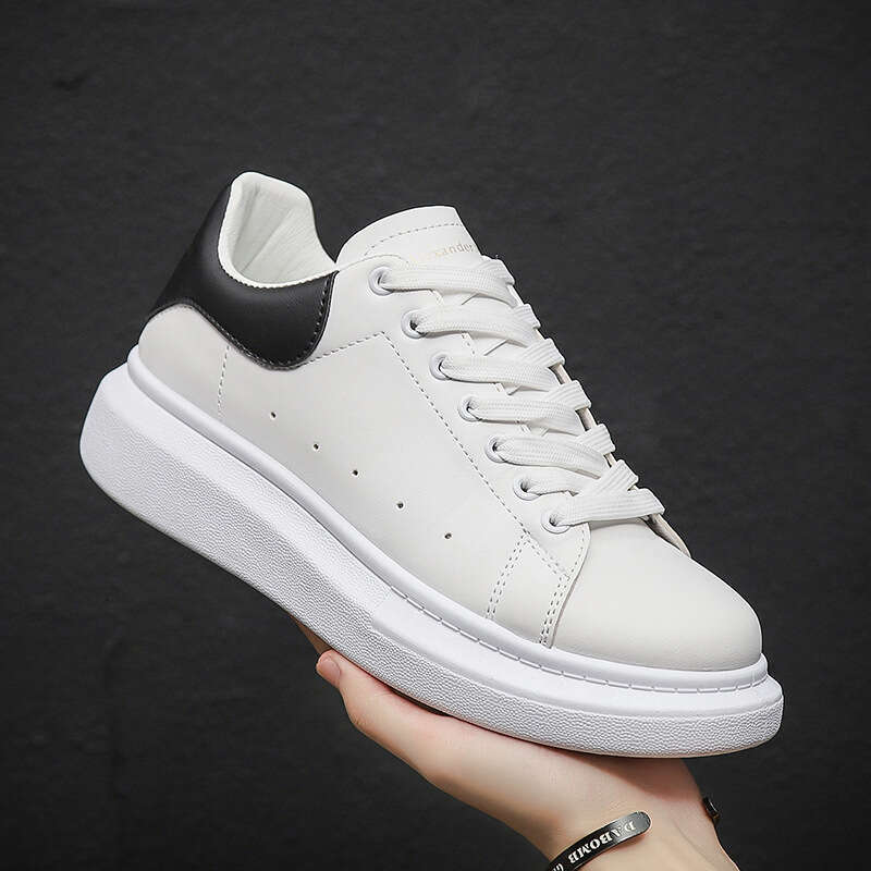 Douchuan new Internet Celebrity White Women, Platform Shoes, Student Sports Sneakers, Breathable Thick-Soled Height-Increasing Shoes For Women