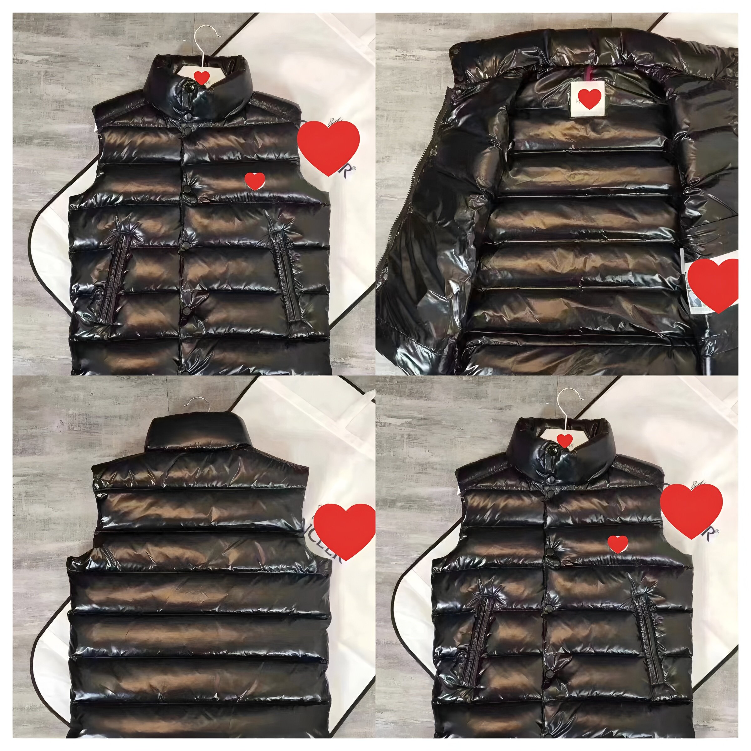 2026 Vests Maya Gilet Down 2026 Jacket Black Girl Boy Kid Student THICK COAT Jacket Black Women Children