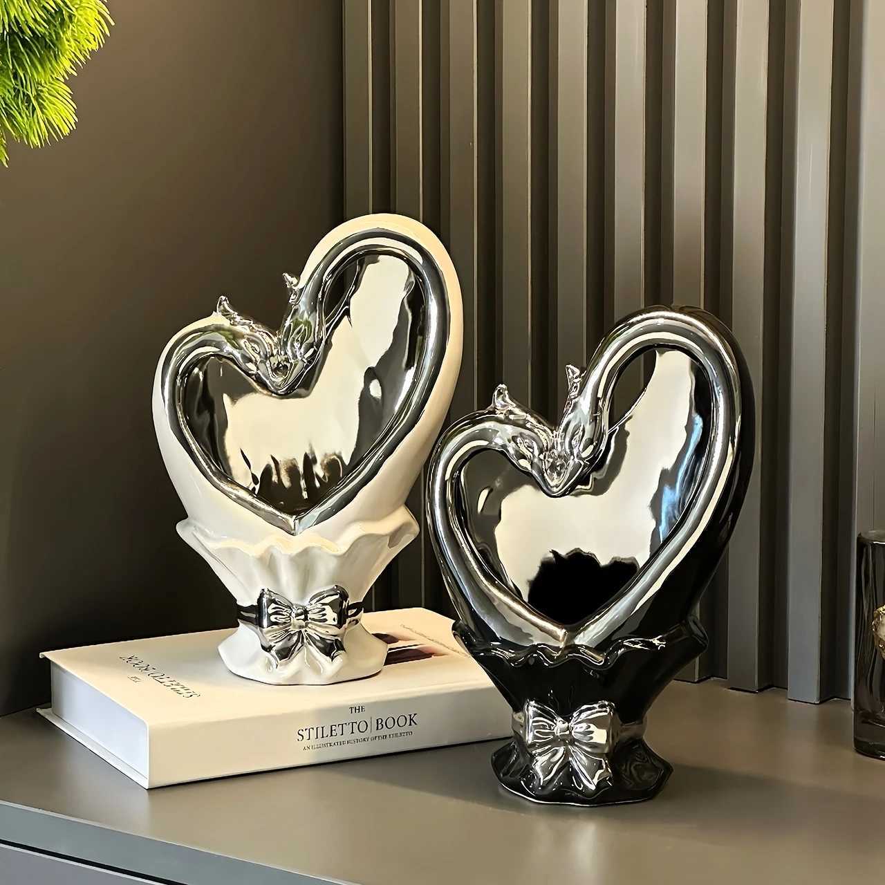 Modern Ceramic Bouquet Vase Creative Living Room Home Flower Arrangement Luxury Highend Ornaments Decorative Flower Device C251017