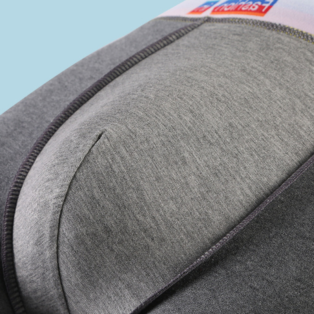 5 Pcs Pure Cotton Antibacterial Crotch Breathable Comfortable Combed Cotton Mid-Waist Solid Color Men's Boxer Briefs