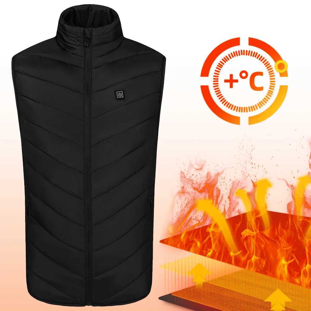 9 Heating Zones Sportswear Heated Coat Winter Heating Vest Outdoor Warm Vest for Men and Women Outdoor Skiing Hiking H251017