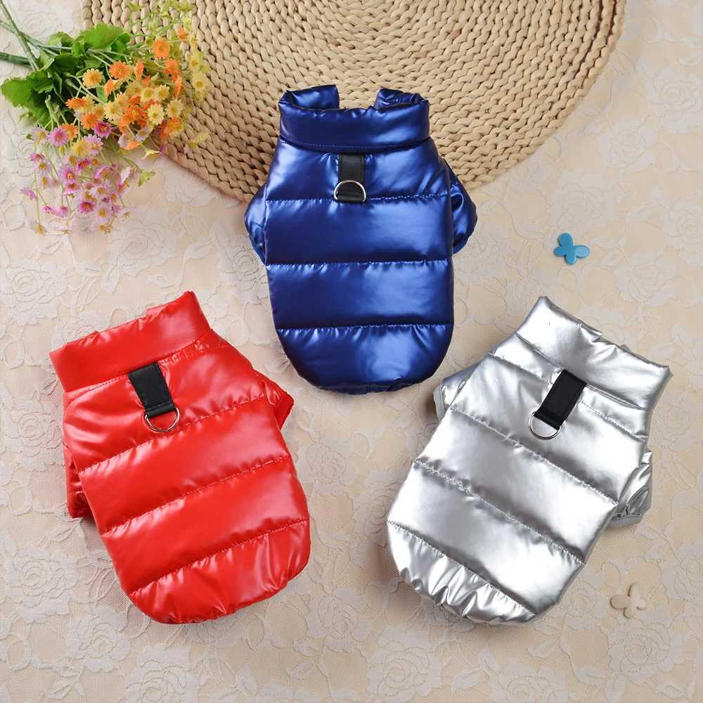Winter Dog Down Jackets Clothes Thick Warm Puppy Dog Costume Coat Leather Pet Clothes Windproof for Small Medium Dogs ChihuahuaW251017