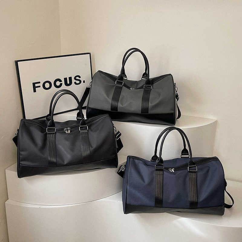 Large Capacity Travel Bag 2025 New Model Business Trip Travel Boarding Luggage Backpack Dry Wet Separation Sports Gym Bag for Men 250415