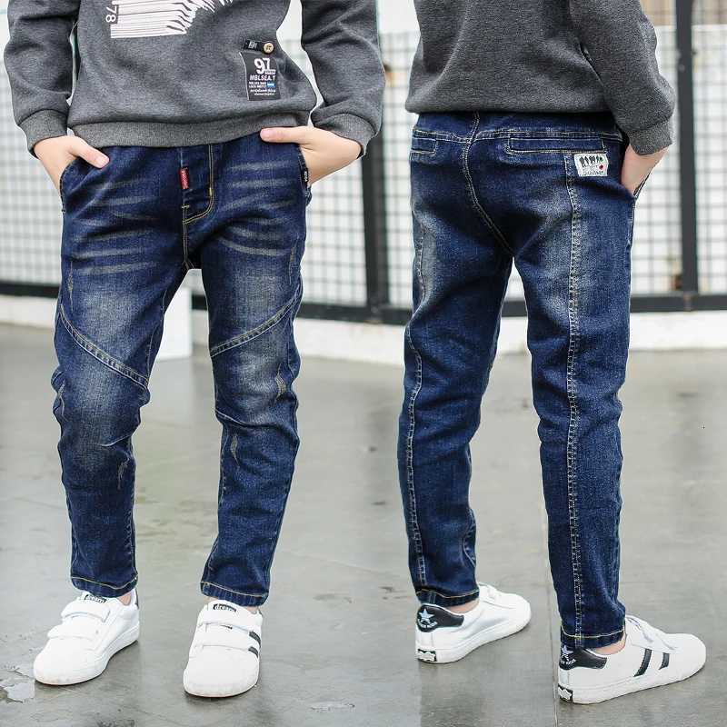 IENENS Kids Boys Denim Clothes Pants Children Wears Clothing Long Bottoms Baby Boy Skinny Jeans Trousers 4 5 6 7 8 9 10 11 YearsT251017