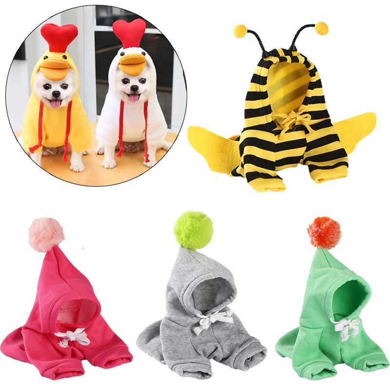 Autumn Winter Cat Dog Clothes Hoodies Cute Puppy Costume Pullover for Small Dogs Pomeranian Yorkshire Kitten Pet Clothing OutfitW251017