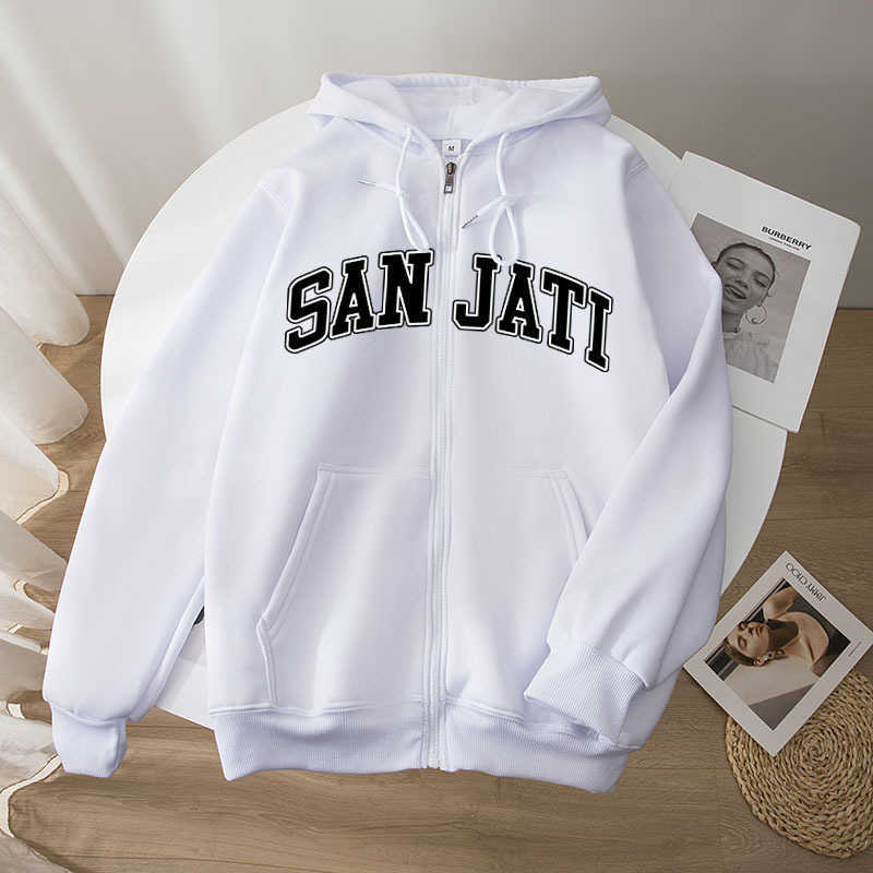 Men's Hoodies 2025 New Style Letter Embroidered Floral Printed Shirt Sweatshirt - Simple and Casual Zippered Sweatshirt for Autumn/Winter Coat S251017