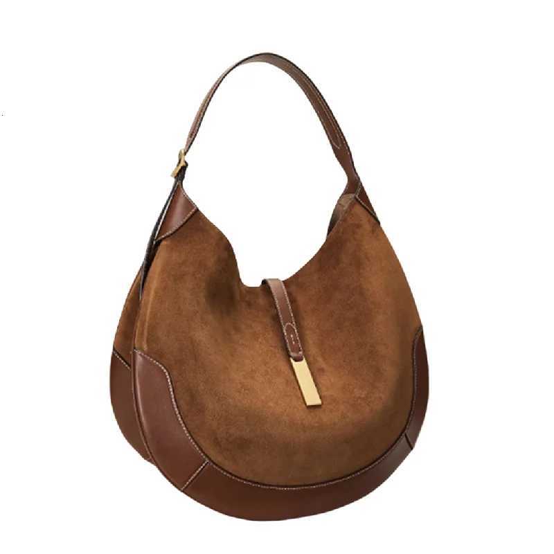 New Suede Vintage Wens Shoder Bag Luxury Bags 2025 Ladies Large Capacity Tote Youth Fi Handbag Fancy S Lady Trend1 D251017