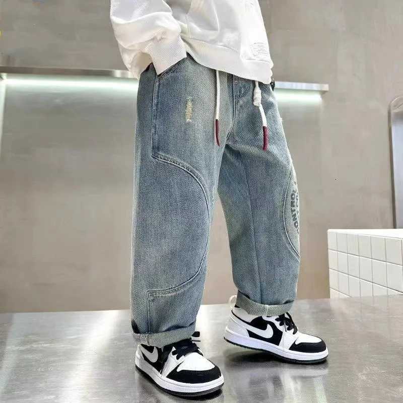 Boys Jeans 2024 New Spring and Autumn Collection Mid Size Boys Autumn Outfit Cool and Trendy Pants 5 9 11 13YT251017