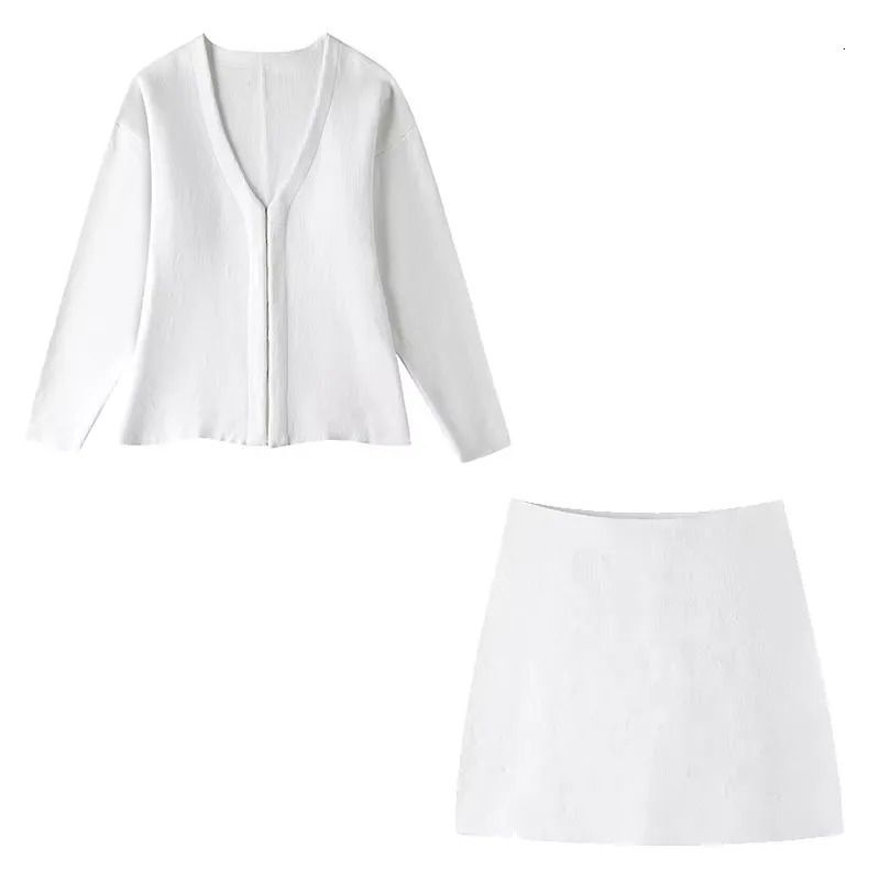 Willshela Women Fashion 2 Piece Set Single Breasted Jacket Vintage Back Zipper High Waist Midi Skirt Female Chic Skirts Set 251013