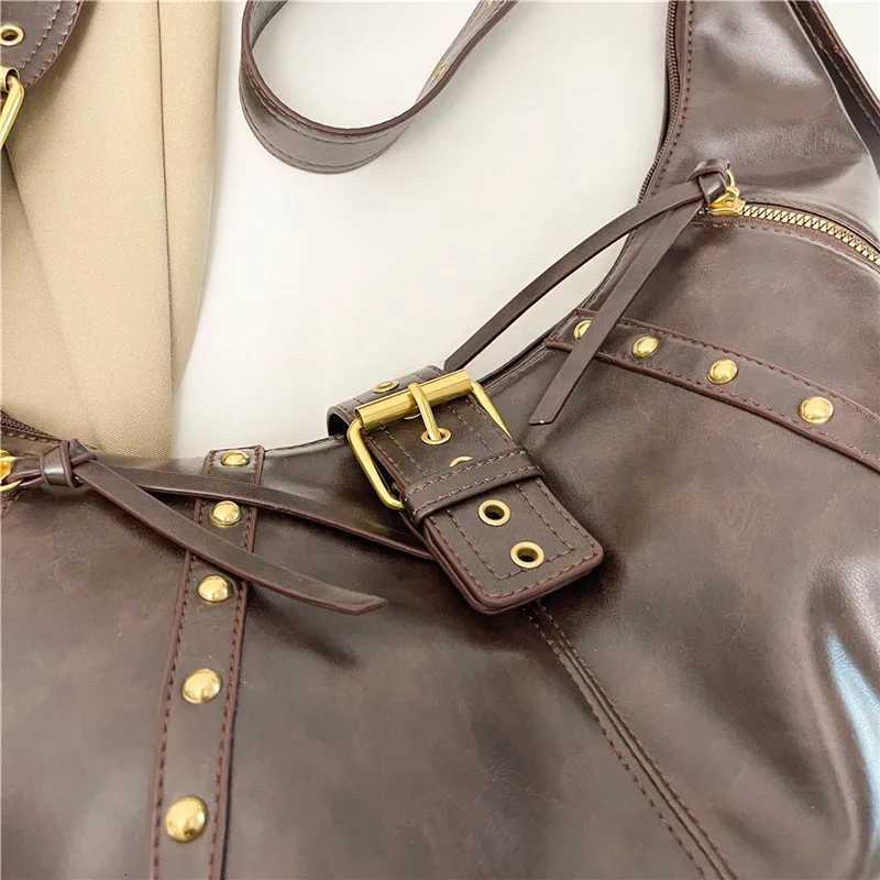 MOODS Biker Style Shoder Bags For Wen s Decored Soft PU Leather Crossbody Hobo Bag 2025 Lat Trends Designer Handbags D251017