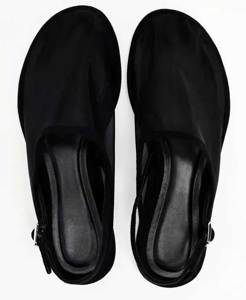 New Luxury Brand Designer Flat Sandals Women Fashion Back Trip Strap Sandalias Mesh Breathable Summer Casual Slides Mules Shoe Z251015