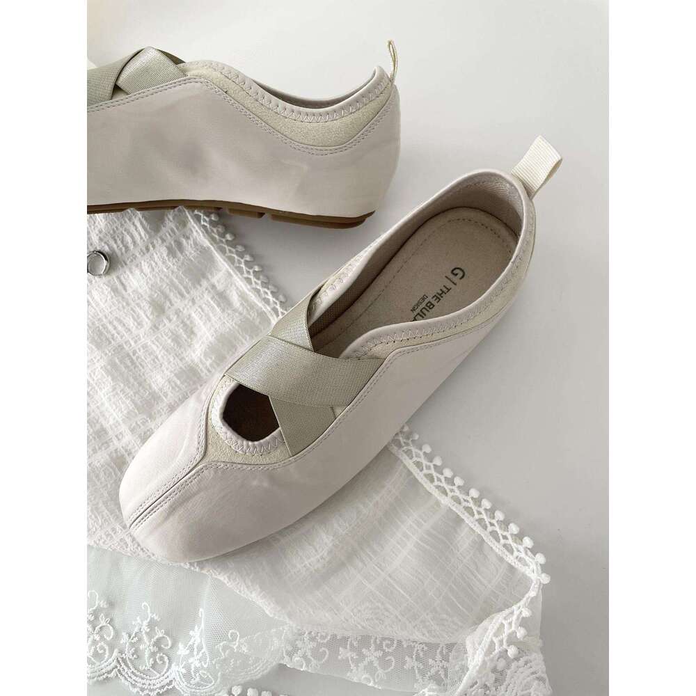 2025 New Women's Designer Shoe - Pink French Mary Jane Ballet Flats, Soft Sole Shallow Mouth with Ultra-Comfortable Fit