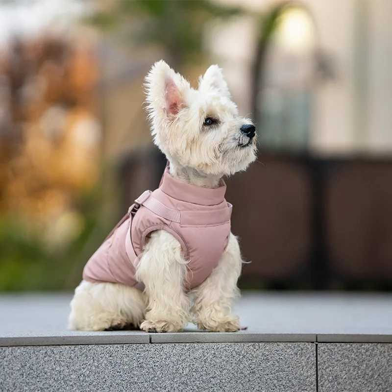Autumn Winter Dog Coat Down Jacket CottonPadded Clothes With Integrated Chest and Back Windproof Products for Small Large DogW251017