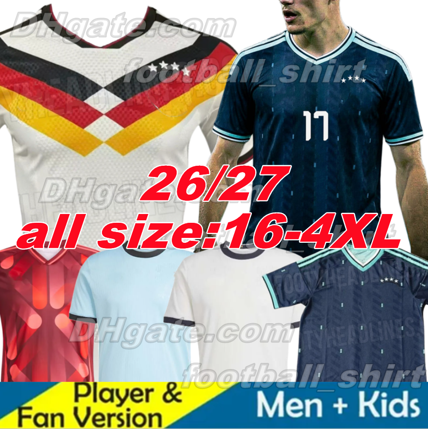 26/27 Germany MUSIALA soccer jerseys WIRTZ 2025 125th Anniversary shirts men kids Player Version HUMMELS KROOS GNABRY MULLER HAVERTZ SANE Whiteout Beckenbauer