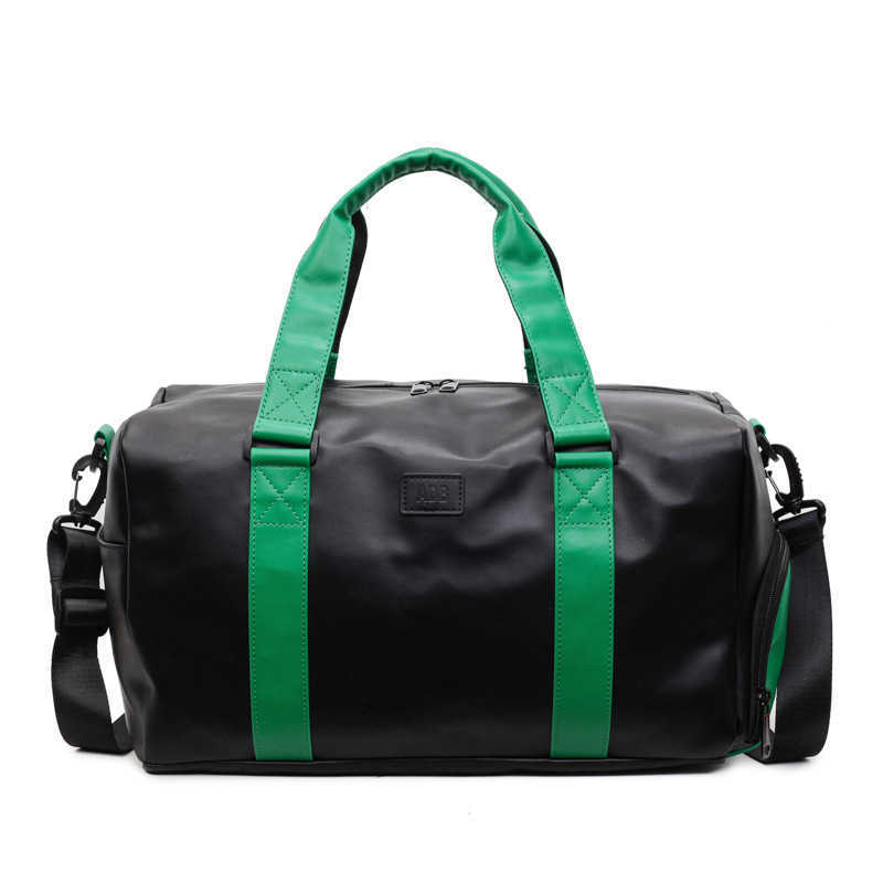 New Simple High-End Neutral Handbag Sports Casual Large Capacity Trendy Fashion Short Trip Handheld Travel Bag 250415