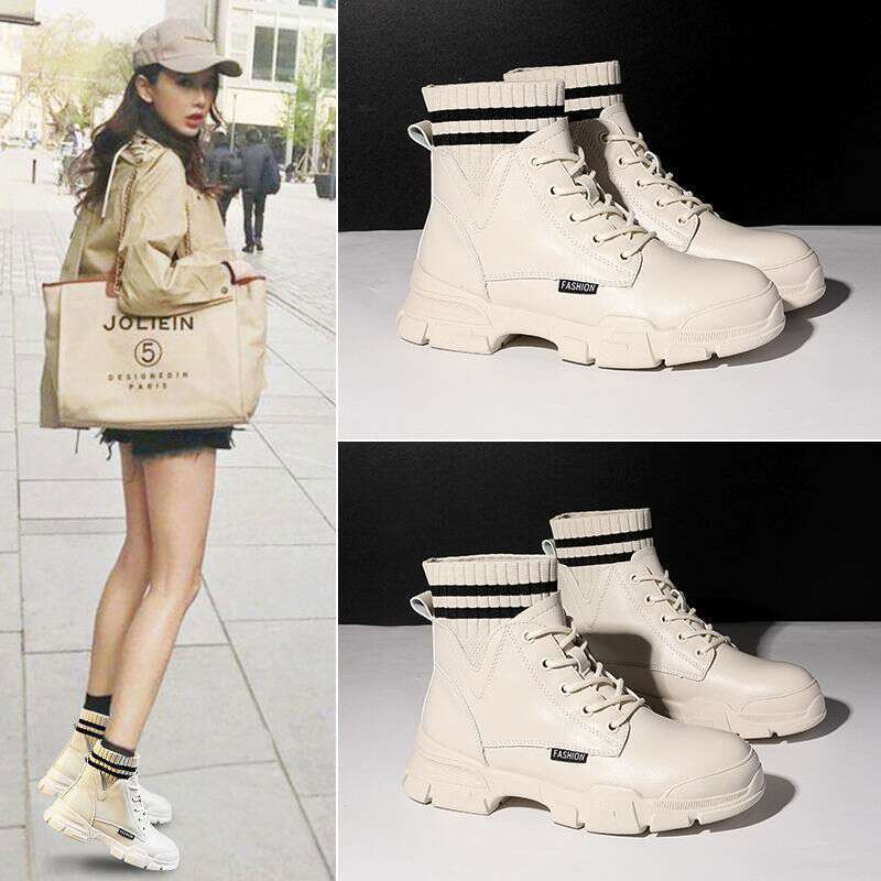 Martin Women's Shoes Autumn New 2022 Winter Plush And Cotton Boots Children's Korean Edition Versati British