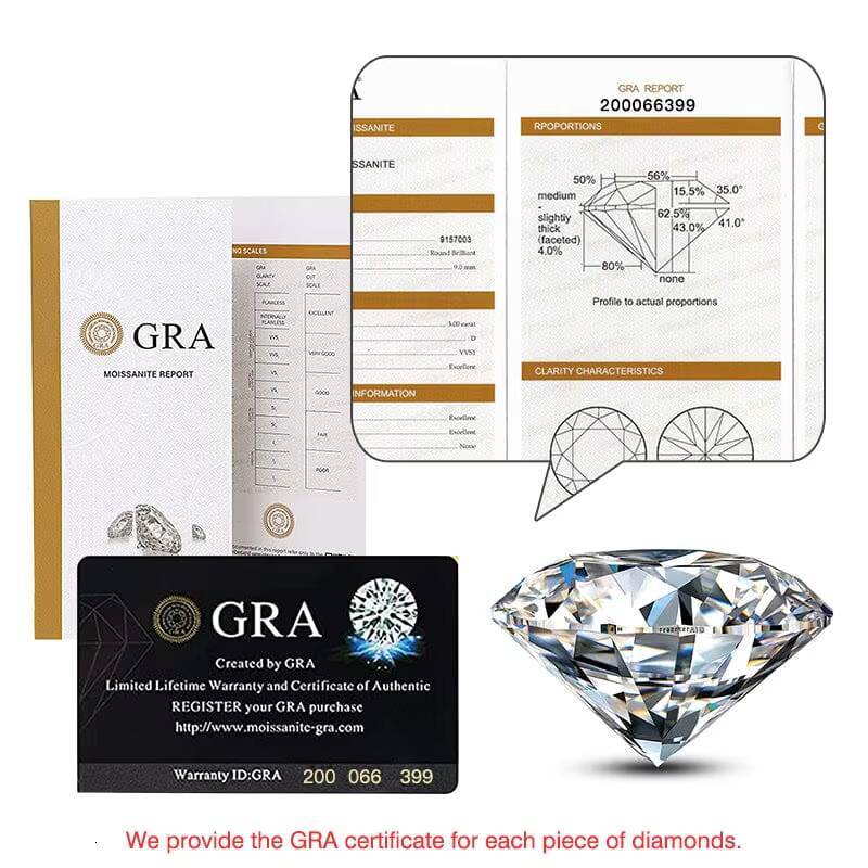 Speedin Custom Fine Jewelry 14K Gold GRA VVS Diamond Wedding Ring Woman Engagement Moissanite Ring for Women