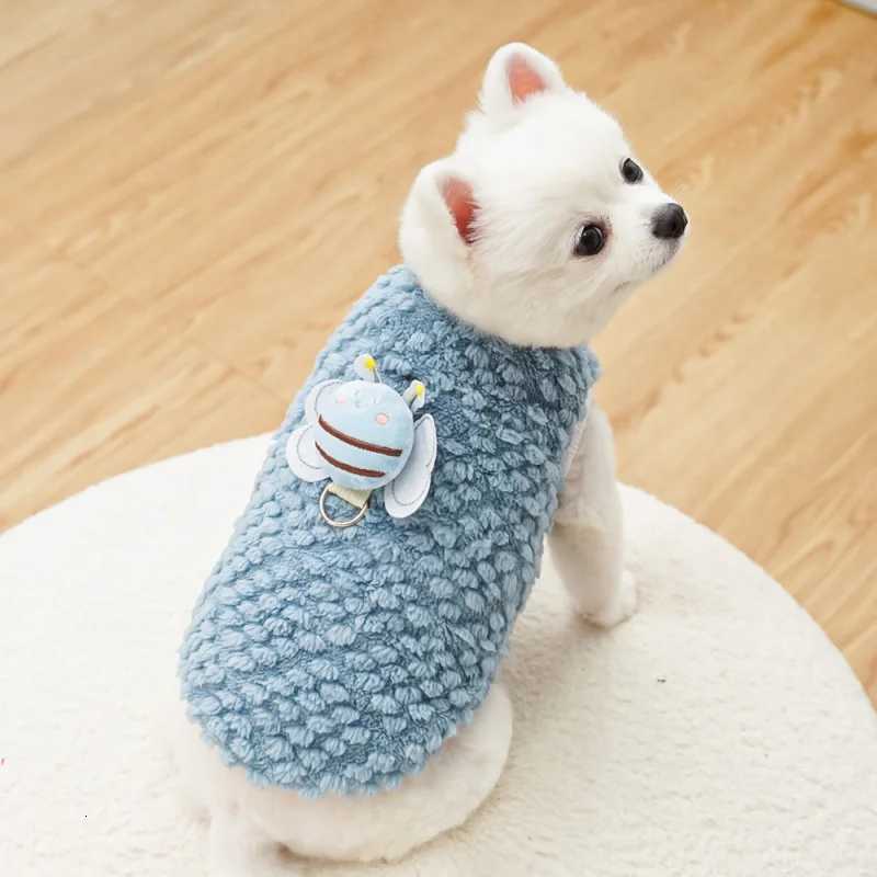 New Popular Puppy Cat Dog Pet Autumn and Winter Clothes Supplies Bee TeddyPomeranian British Shorthair UniversalW251017