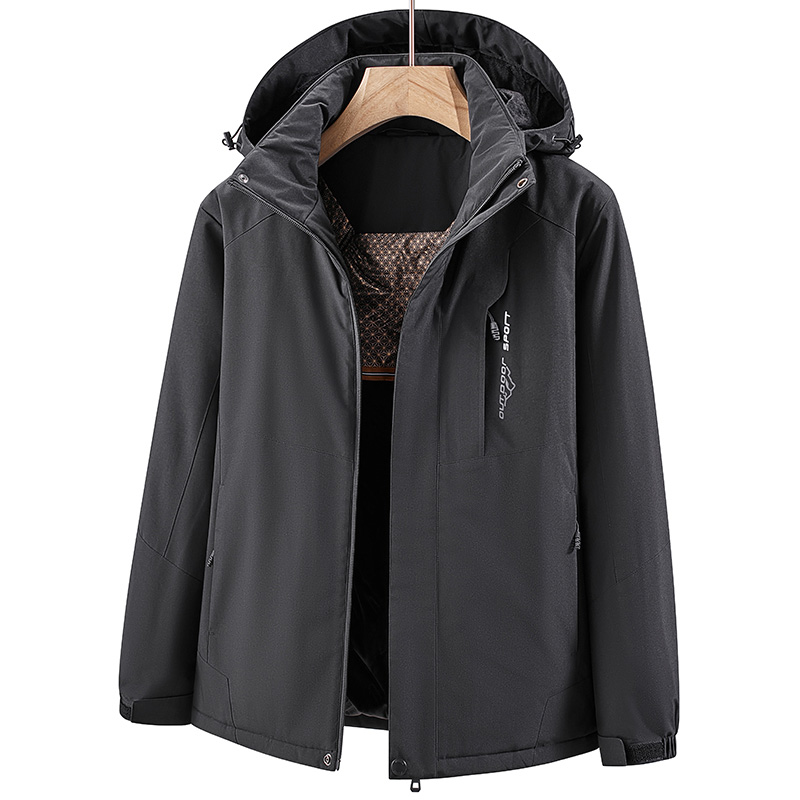 Autumn/Winter Thickened Outdoor Jacket: Stay Warm in Wind and Rain