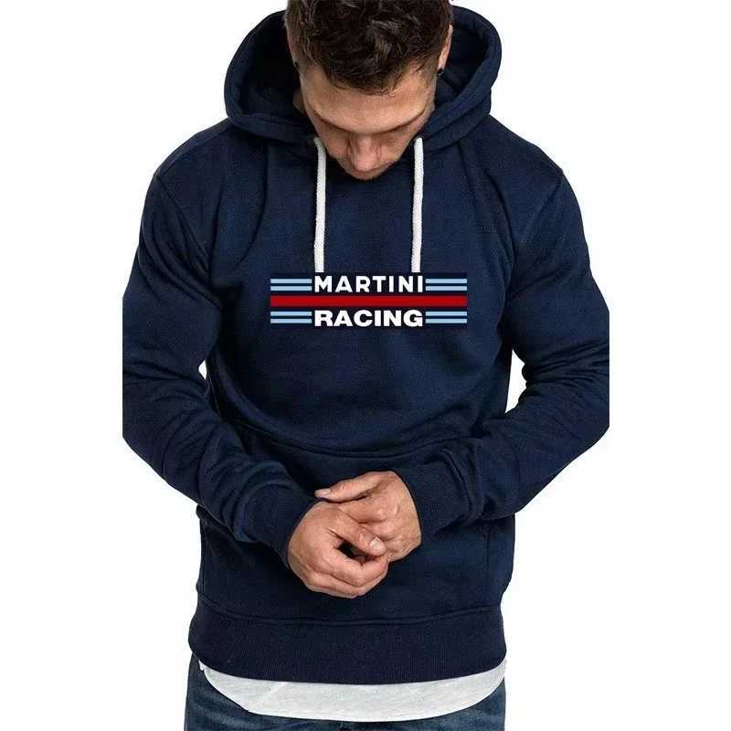 Mens Hoodies Martini Racing Print Unisex Hooded Fleece Sweatshirt Pullover Jacket Casual High Quality Streetwear Fashion Trends Z251017