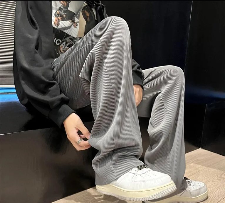 Men's Pants Stretchy Mens Casual Pant Breathable Cotton-Lounge Fabric for Optimal Fit