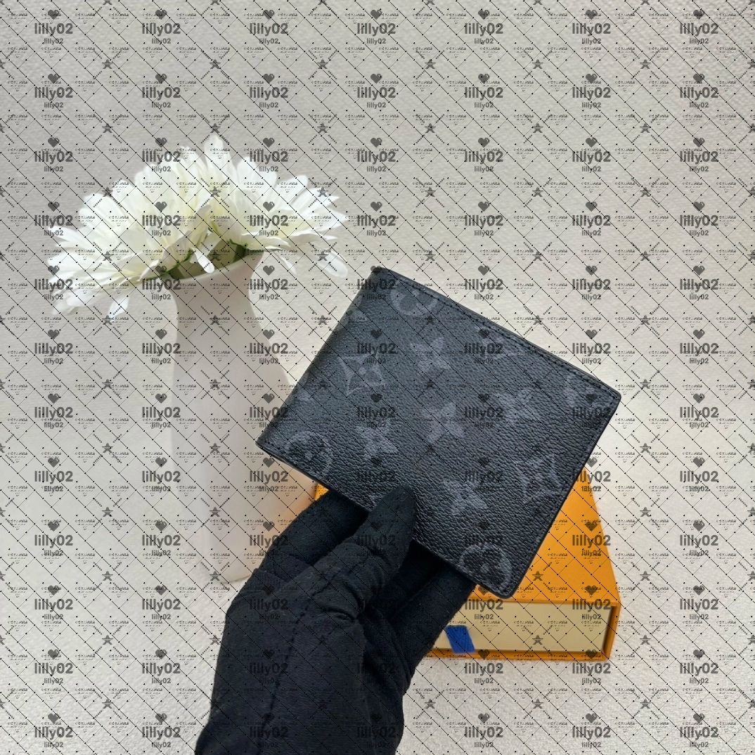Top quality Designers Luxury Genuine Leather Wallets cardholder France Paris plaid style luxurys mens wallet designers women wallet Purse Crossbody Bag