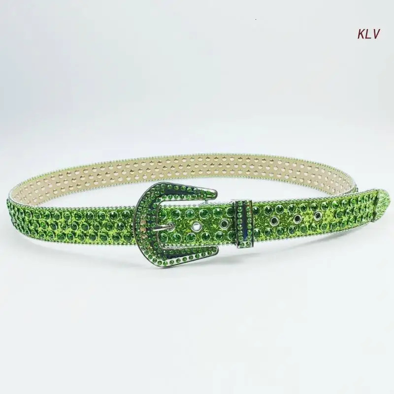 Summer Waist Belt Shinning Belts for Woman Men ious Full Diamond Studded Waist Strap for Jeans Dress 251010