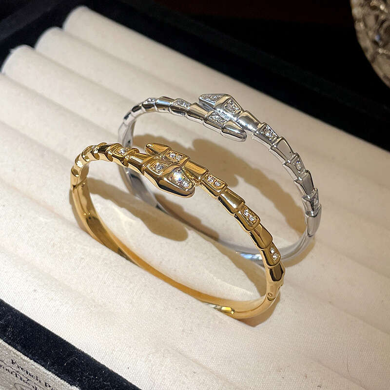 Bracelet Designer Luxury bangle jewelry Zircon Flower Double Layer Open Bracelets for Women men copper plated with 18K gold silver Fashion Unique Fest