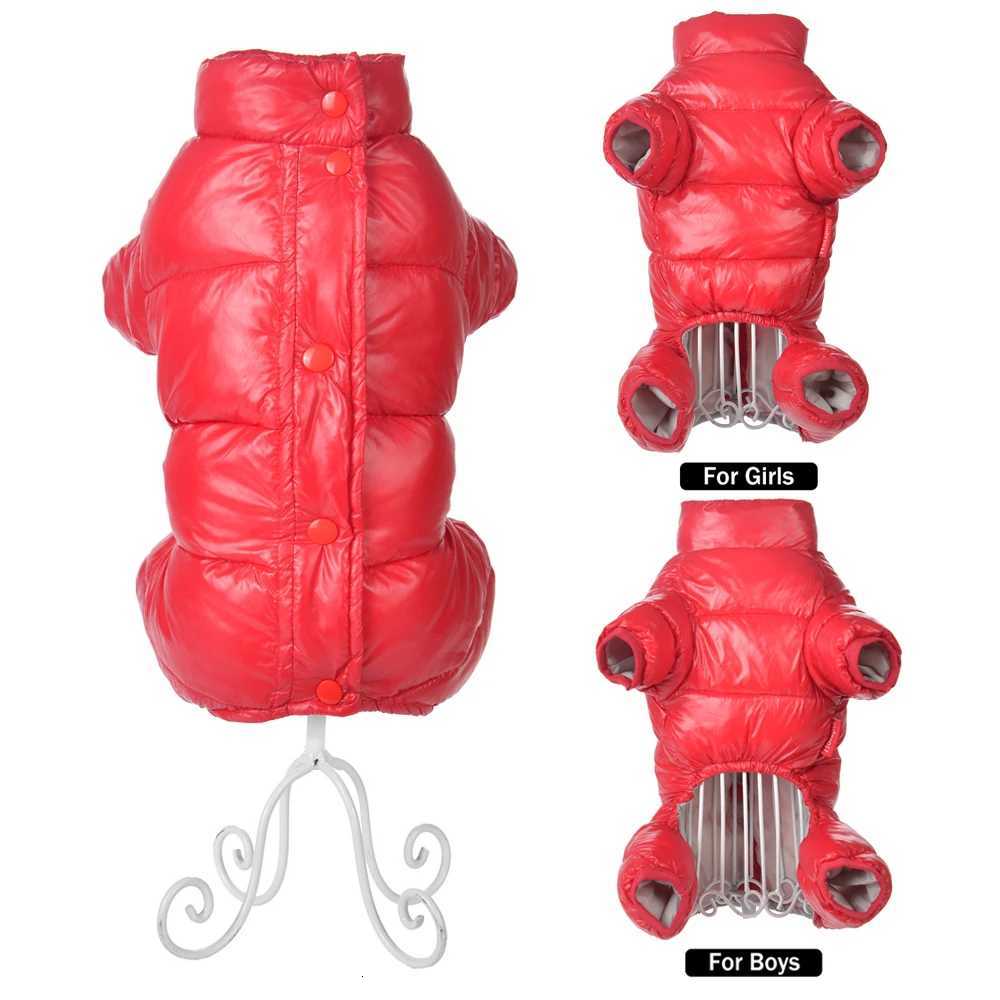 Winter Warm Dog Jumpsuit for Small Medium Dogs Coat Waterproof Windproof Puppy Jacket French Bulldog Yorkie Clothes Pet OverallsW251017