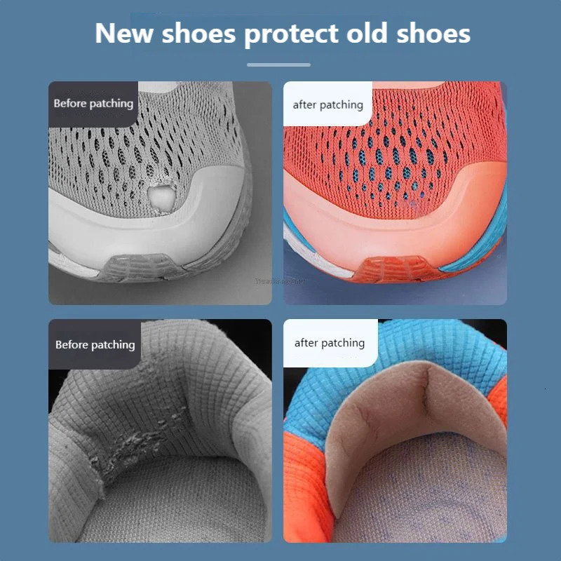 Shoe Patch Vamp Sticker Subsidy Sticky Shoes Insoles Heel Protector heel hole Lined AntiWear Heel Foot Care Tool 251011