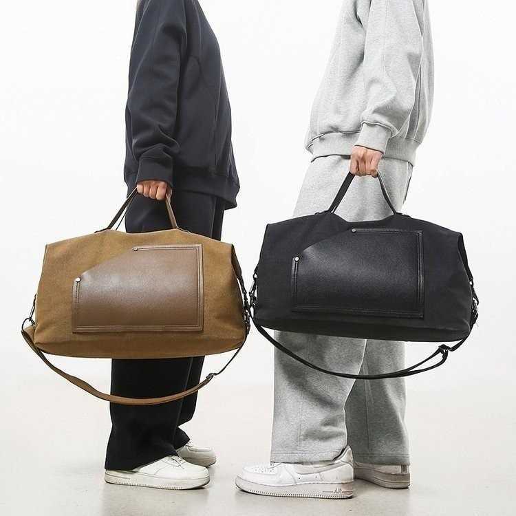 New Simple Fashion Gym Bag Large Capacity Casual Travel Storage Bag Women's Sports Yoga Training Bag 250415