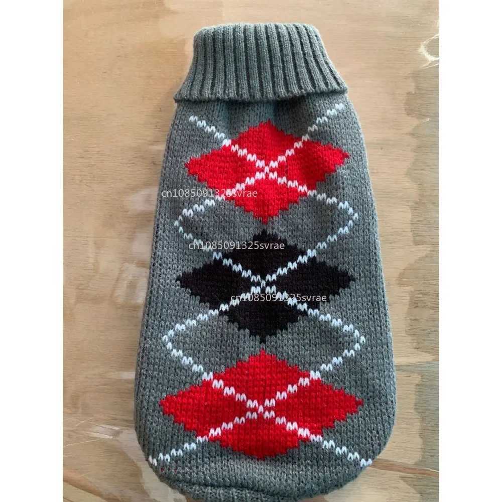 Warm Pet Dog Sweater Winter Dog Clothes for Small Medium Dogs Knitted Puppy Cat Coat Chihuahua French Bulldogs Yorkie CustomesW251017