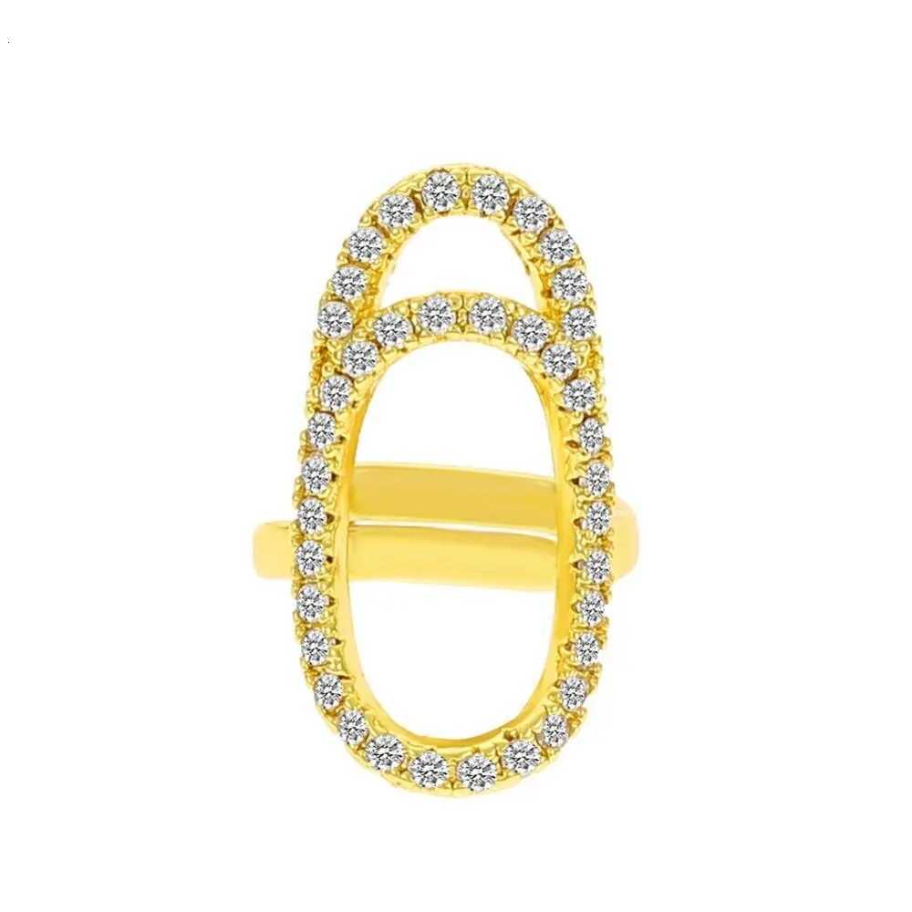 Open Nail Ring Women Sexy Charming Design Temperament Refined Nail Adjustable Ring Accessories With Simple Metal Style Fashion Z251017