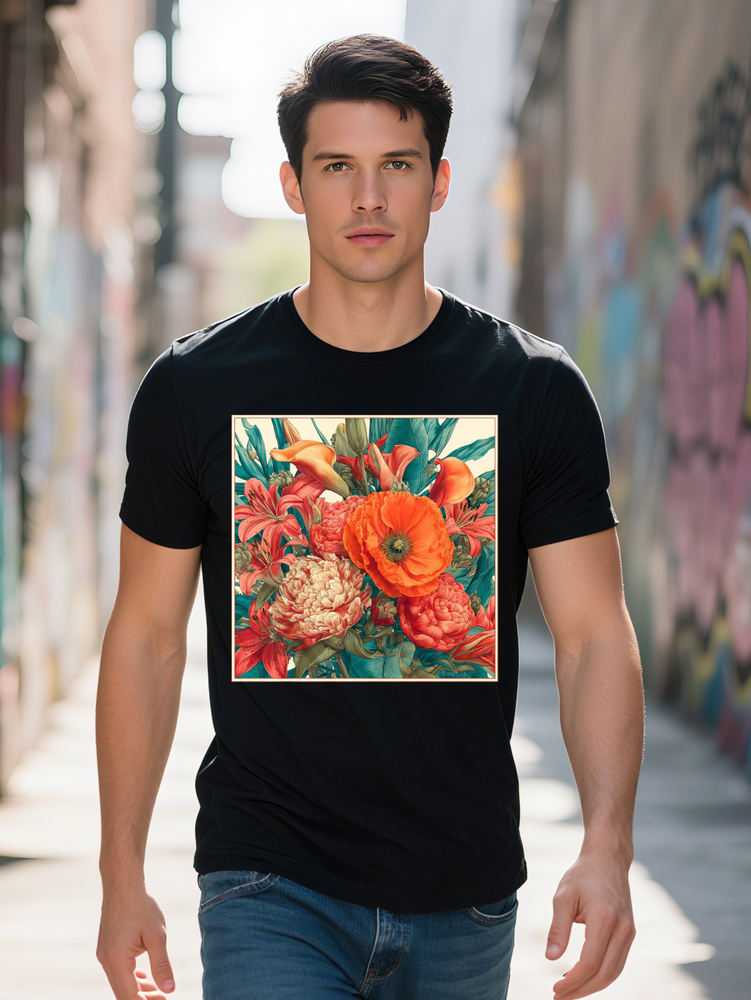 Printed Linen Cotton Purple Beige Workout Winter XXL Anti Wicking Men's Tee Men's Pullover